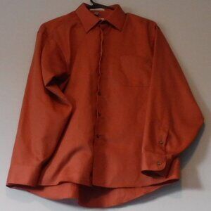 Mens Large Size 16 - 34/35 Wrinkle Free Dress Shirt - Geoffrey Beene Brand
